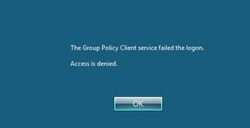The Group Policy client service failed the logon – Microsoft Geek